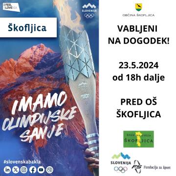 OLIMPIJSKA BAKLA  OBČINI IG